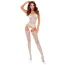 Комбинезон Passion Free Your Senses BS119, белый - Фото №1
