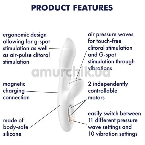 Вібратор Satisfyer Pro  G - Spot, білий