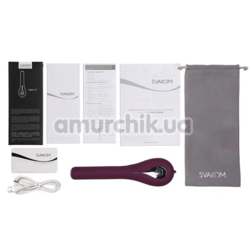 Вибратор с видеокамерой Svakom Siime Eye Camera Vibrator, фиолетовый