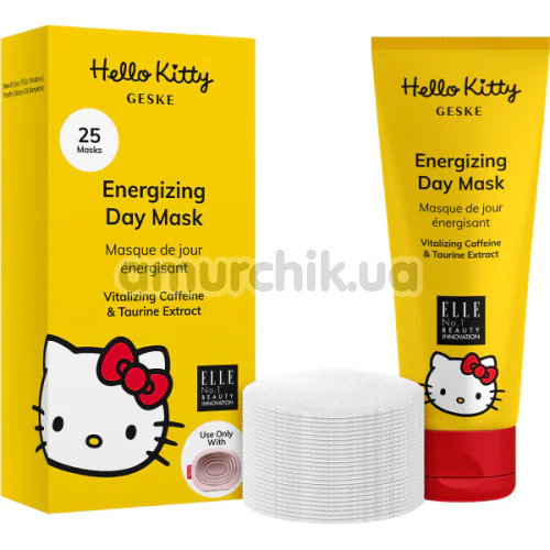 Тонізуюча денна маска Geske Energizing Day Mask, 50 мл - Hello Kitty Oval - Фото №1