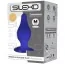 Анальная пробка SilexD Premium Silicone Plug Model 2 Size M, синяя - Фото №2
