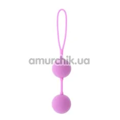 Вагінальні кульки Good Vibes The Perfect Balls Silicone Cord, рожеві - Фото №1