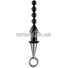 Анальный стимулятор Menz Stuff Silicone Butt Plug, черная - Фото №1
