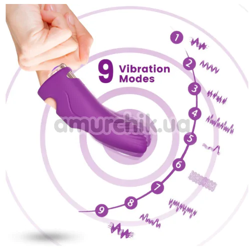 Вибратор на палец Finger Vibrator Aurora, фиолетовый