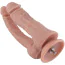 Двойной фаллоимитатор-насадка Hismith Silicone Dildo 9.8, телесный - Фото №1