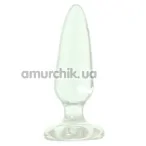 Анальная пробка Manuel Ferrara Clear Plug Small, прозрачная - Фото №1