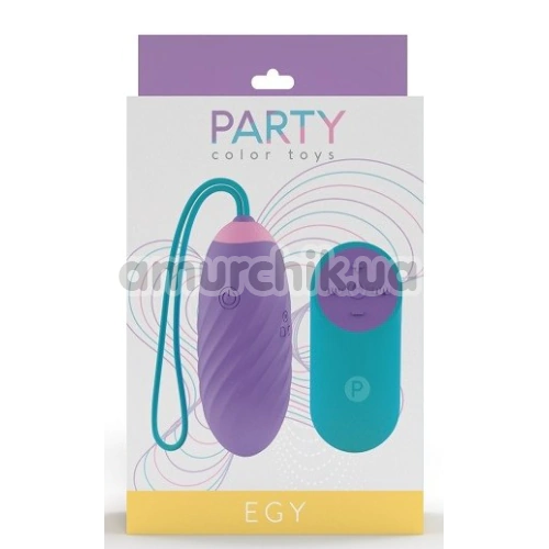 Виброяйцо Party Color Toys Egy, фиолетовое