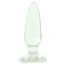 Анальная пробка Manuel Ferrara Clear Plug Small, прозрачная - Фото №1