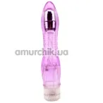 Вибратор Crystal Jelly Glitters Dual Probe, фиолетовый - Фото №1