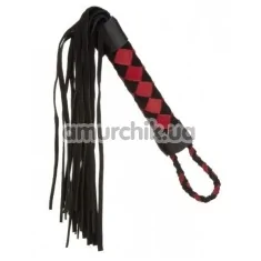 Флоггер Loveshop Flogger S&M Whip 61415, черно-красный - Фото №1