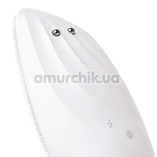 Щетка для лица Geske Sonic Thermo Facial Brush & Face-Lifter 8 in 1, кремовая