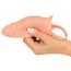 Насадка на пенис с вибрацией Realistixxx RealSleeve Close, телесная - Фото №8