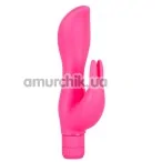Вібратор Double Lover Silicone, рожевий - Фото №1