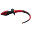 Анальна пробка з хвостом Anal Plug With Tail AN16062-R, червона - Фото №2