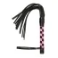 Батіг VIP Leather Flogger, рожево-чорний