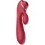 Вибратор с вакуумным стимулятором 2 in 1 Clit Sucker Rabbit Vibrator PL-VR21562, красный - Фото №1