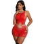 Платье Star Night Butterfly Fishnet Mini Dress, красное - Фото №2