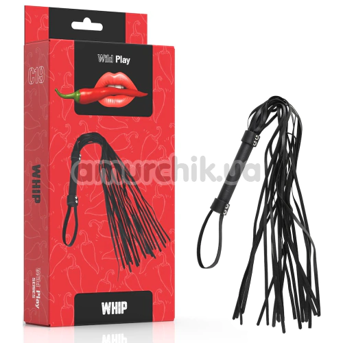 Флоггер Wild Play Whip C19, черный
