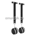 Фіксатори для рук Fetish Tentation Door Swing Handcuffs, чорні - Фото №1
