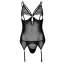 Комплект Daring Intimates Underboob Cami Garter, черный: корсет + трусики-стринги - Фото №5