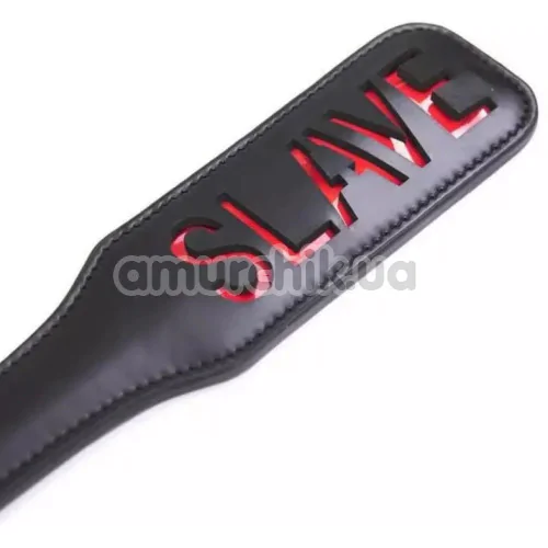 Шлепалка DS Fetish Paddle Slave, черная