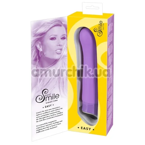 Вібратор Smile Easy, фіолетовий