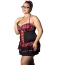 Костюм школьницы JSY Sexy Lingerie P61113, красно-черный: платье + трусики-стринги + лента для волос - Фото №2