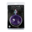 Анальна пробка з фіолетовим хвостиком Alume Floral Metal Plug With Tail S, синя - Фото №8