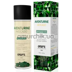 Массажное масло Exsens Aventurine Avocado Massage Oil - авантюрин и авокадо, 100 мл - Фото №1