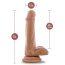 Фалоімітатор Dr. Skin+ Posable Shaft 6, світло-коричневий - Фото №10