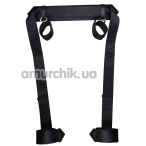 Фіксатори для рук і ніг Lockink Leg Spreader Strap, чорні - Фото №1
