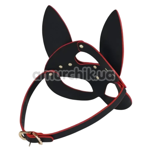 Маска лисички Roomfun Fox Mask, черно-красная