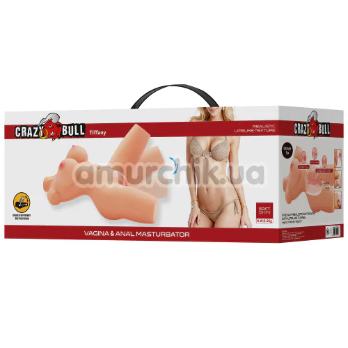 Штучна вагіна і анус Crazy Bull Tiffany, тілесна