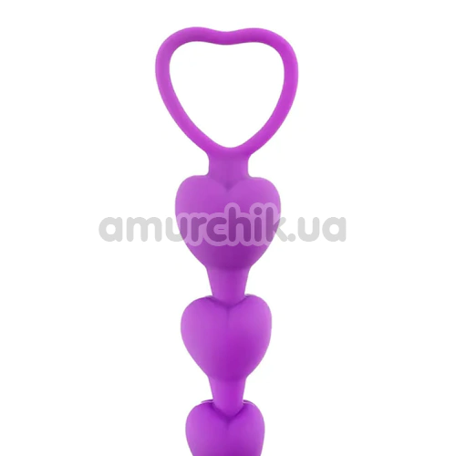 Анальная цепочка Fantasy Toys Anal Beads Challenge, фиолетовая