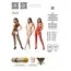 Комбинезон Passion Free Your Senses BS085, красный - Фото №4