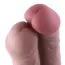 Подвійний фалоімітатор-насадка Hismith Two Cocks One Hole Silicone Dildo 8.5, тілесний - Фото №7