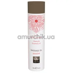 Массажное масло Shiatsu Body Massage Oil Cherry & Rosemary Oil - вишня и розмарин, 100 мл - Фото №1
