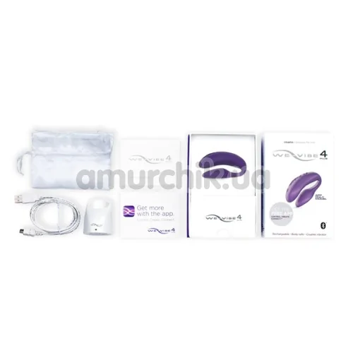 Вібратор We-Vibe 4 Plus App Only Model Purple (ві вайб 4 плюс фіолетовий)