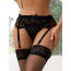 Комплект Star Night Lace Garter Belt, чорний: пояс для панчіх + трусики-стрінги - Фото №10