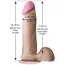 Фалоімітатор Realistic Cock 19 см тілесний - Фото №2