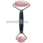 Роликовый массажер Geske Rose Quartz Face & Body Roller 5 in 1, черный - Фото №1