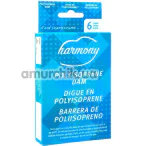 Серветки для орального сексу Harmony Polyisoprene Dam, 6 шт - Фото №1