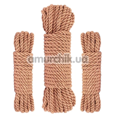 Набір мотузок Rosy Gold Nouveau Bondage Rope Set, золотий - Фото №1