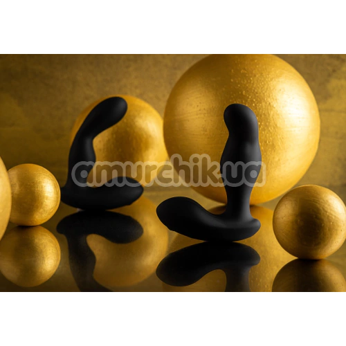 Вібростимулятор простати з ротацією Virgite Prostatics Rotational Prostate Massager P2, чорний