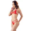 Комплект Cottelli Lingerie Lace Set красный: бюстгальтер + трусики-стринги - Фото №1