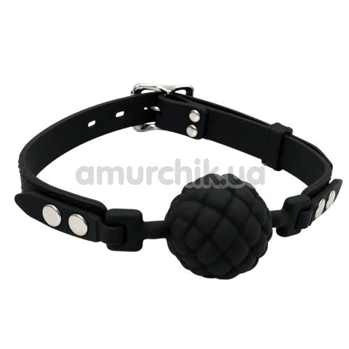 Кляп DS Fetish Silicone Padded Ball Gag M, чорний