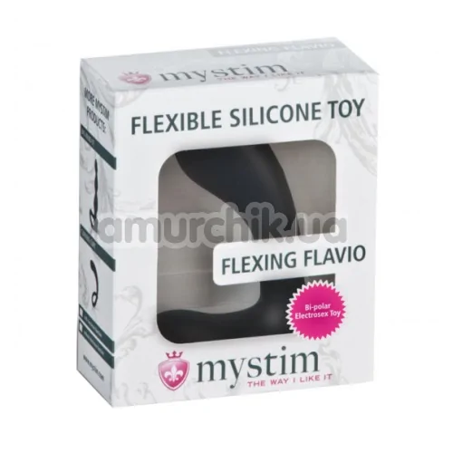 Электростимулятор простаты Mystim Flexing Silicone Toy Flexing Flavio, черный
