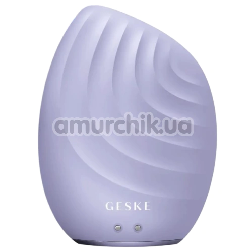 Ультразвуковая щетка для лица Geske Sonic Facial Brush 5 in 1, сиреневая
