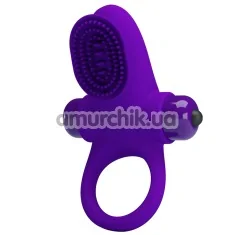 Віброкільце Pretty Love Vibrant Penis Ring II, фіолетове - Фото №1
