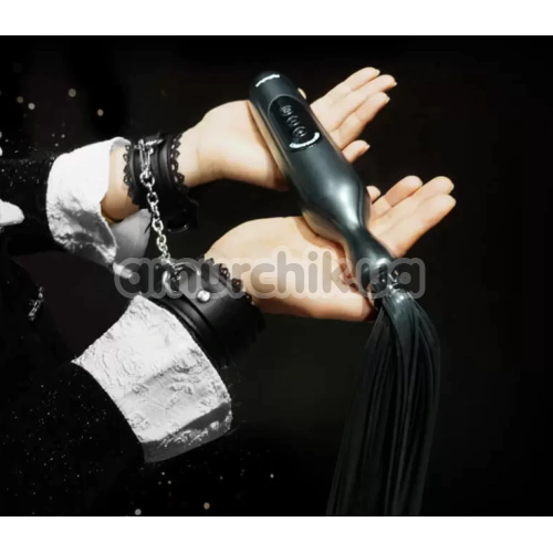 Флоггер с электростимуляцией Roomfun Electric Shock Whip, черный